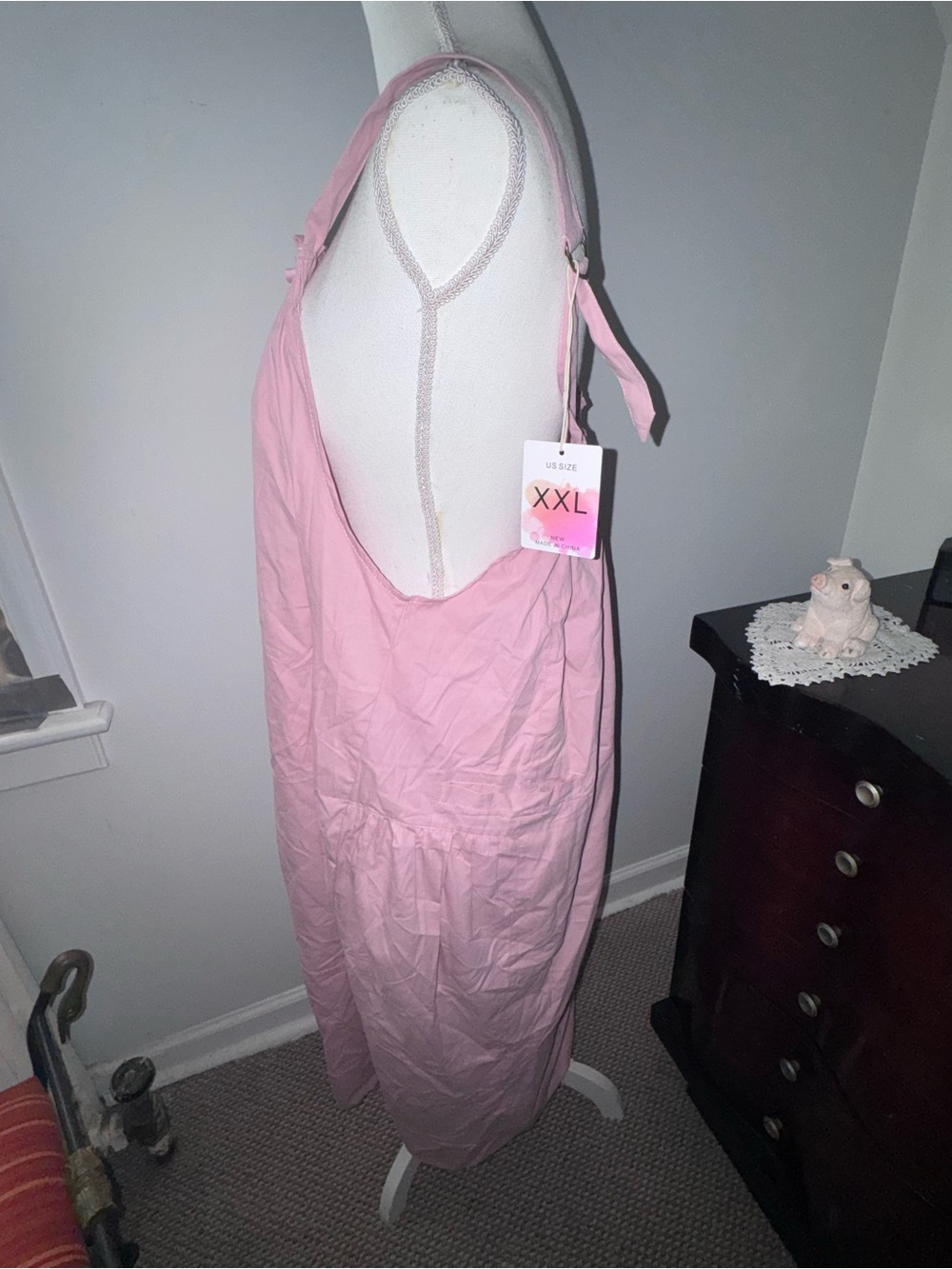 Pink Barrel Overall Midi Dresses - Picture 8 of 13